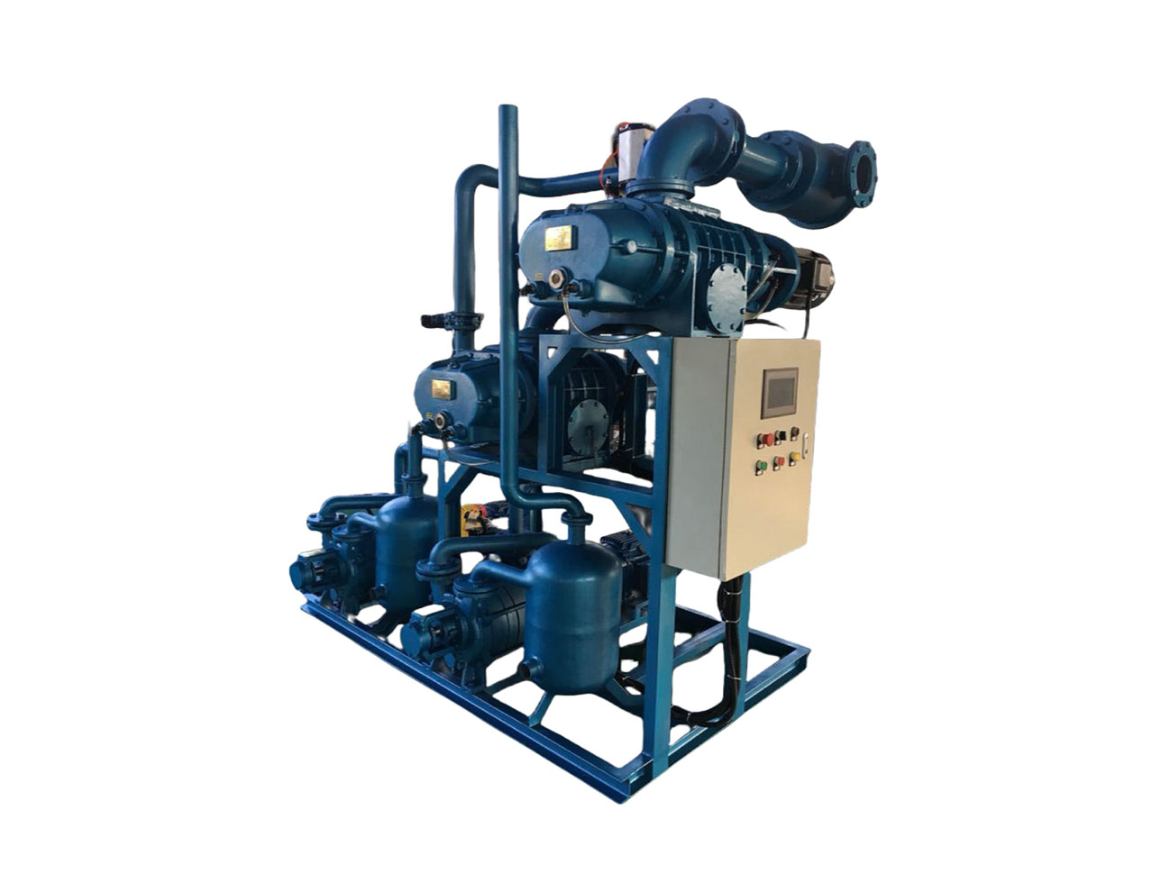 罗茨水环三级真空机组